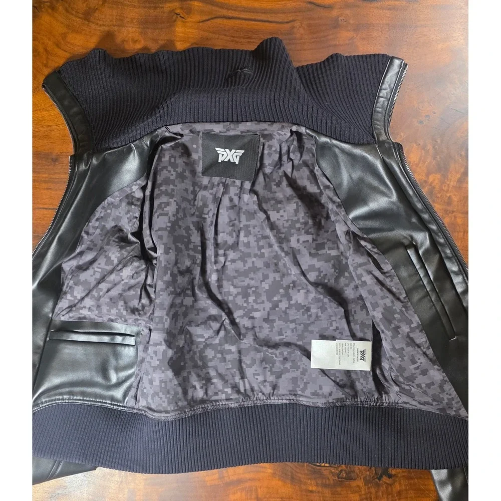 PXG PARSONS GOLF VEGAN UNISEX  DROPPED ECO BIKER STREETWEAR INDIESLEAZE Y2K